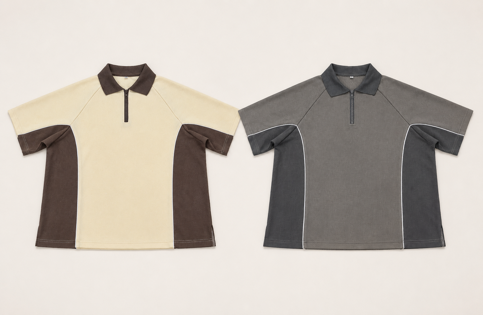 Custom athleisure polo shirts