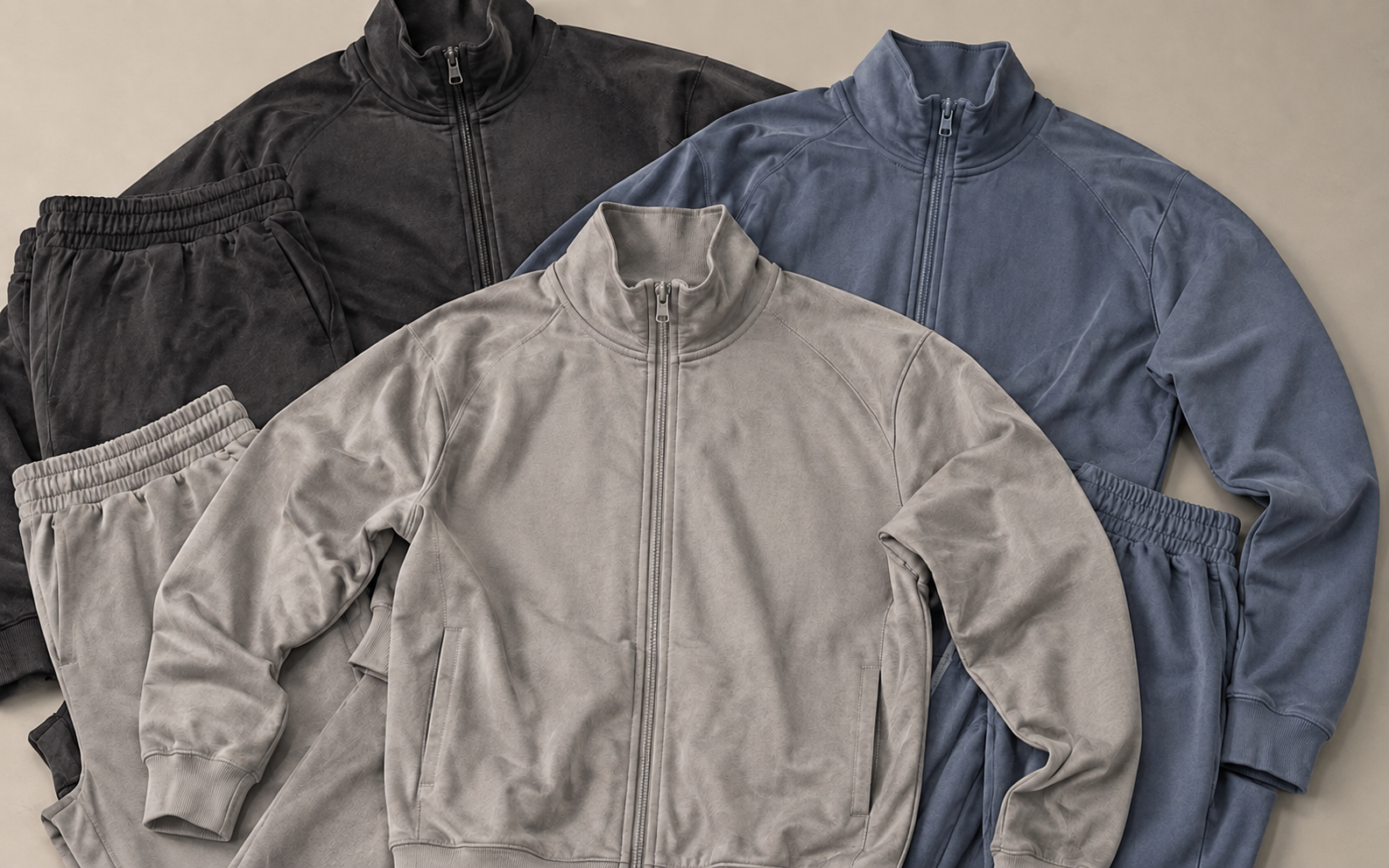 Custom athleisure tracksuits and matching sets