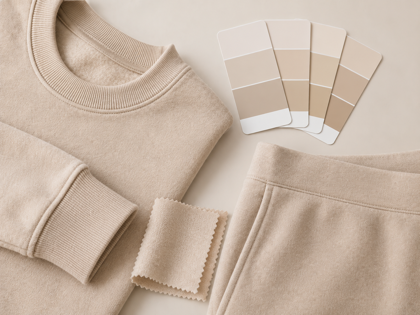 Fabric and color matching for custom clothing sets