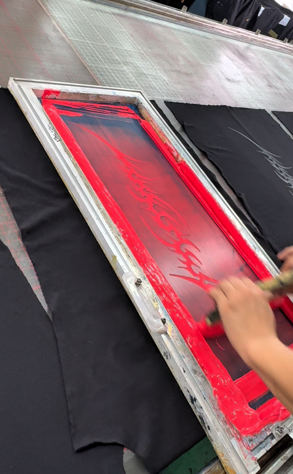 Custom apparel printing service