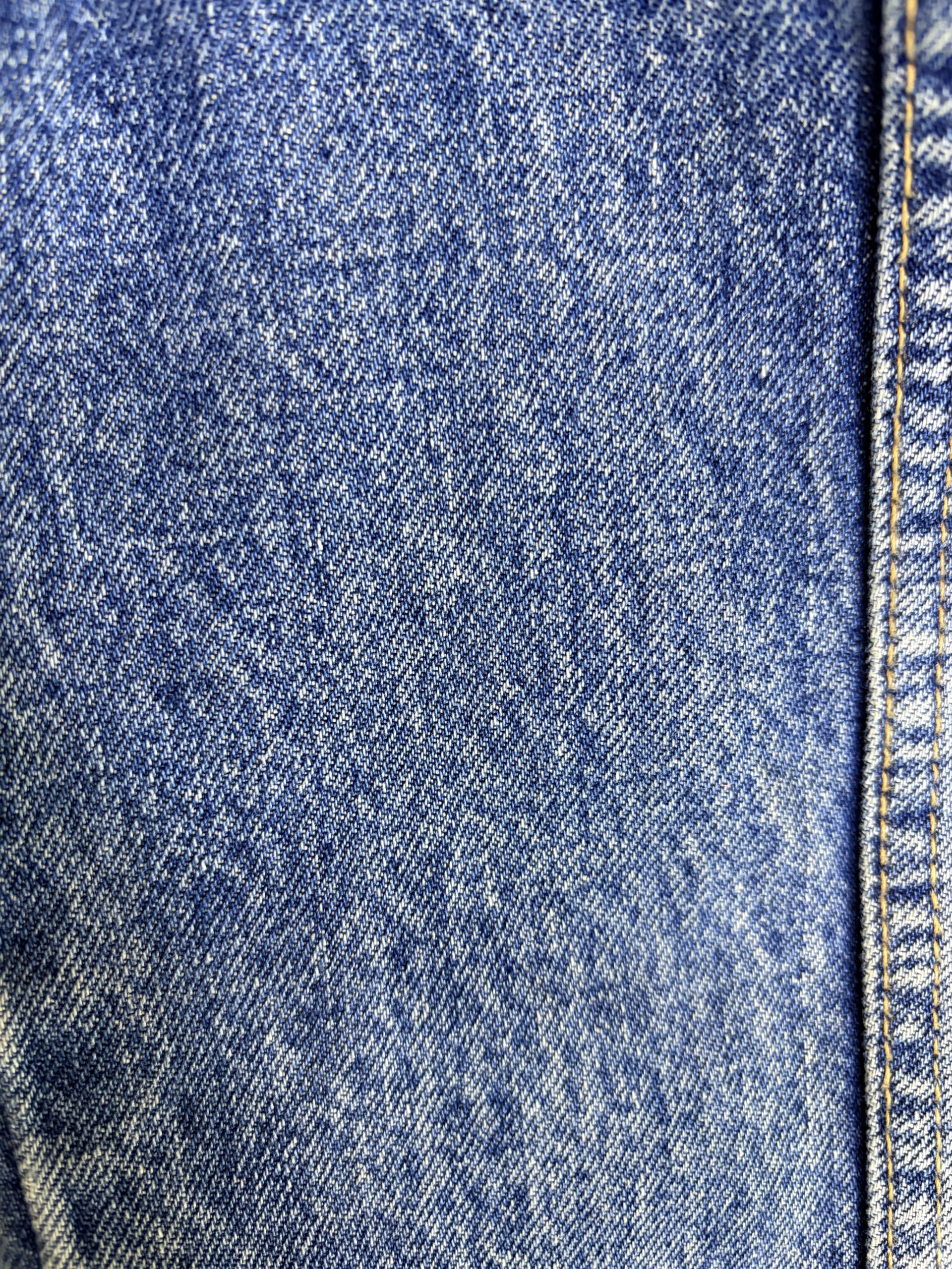 Denim fabric selection and texture detail