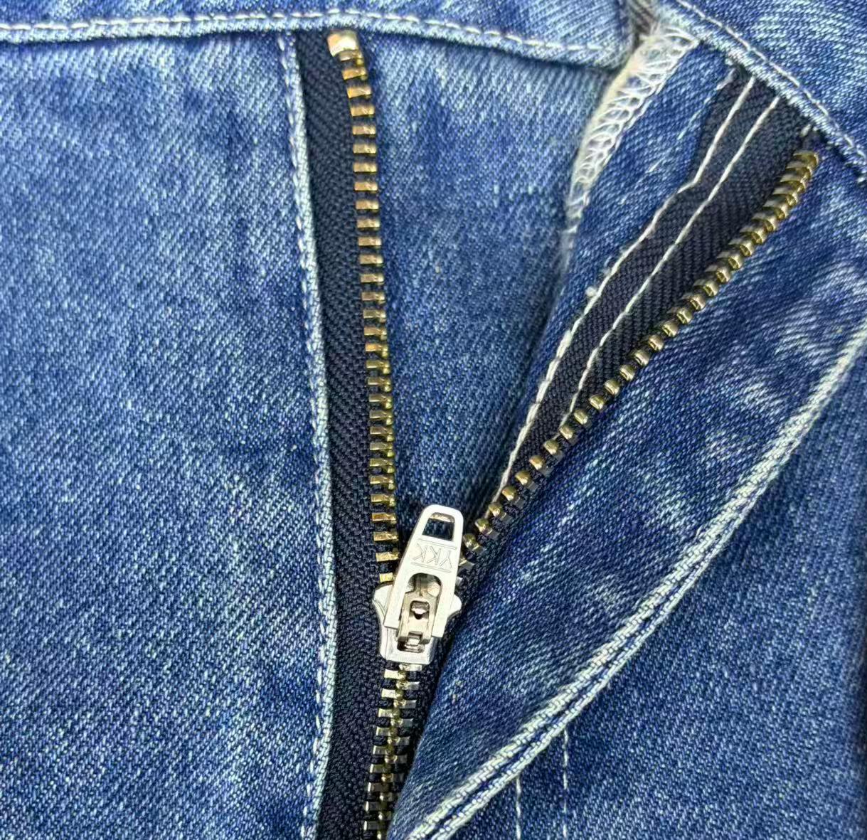 Stone wash blue denim for custom denim jackets