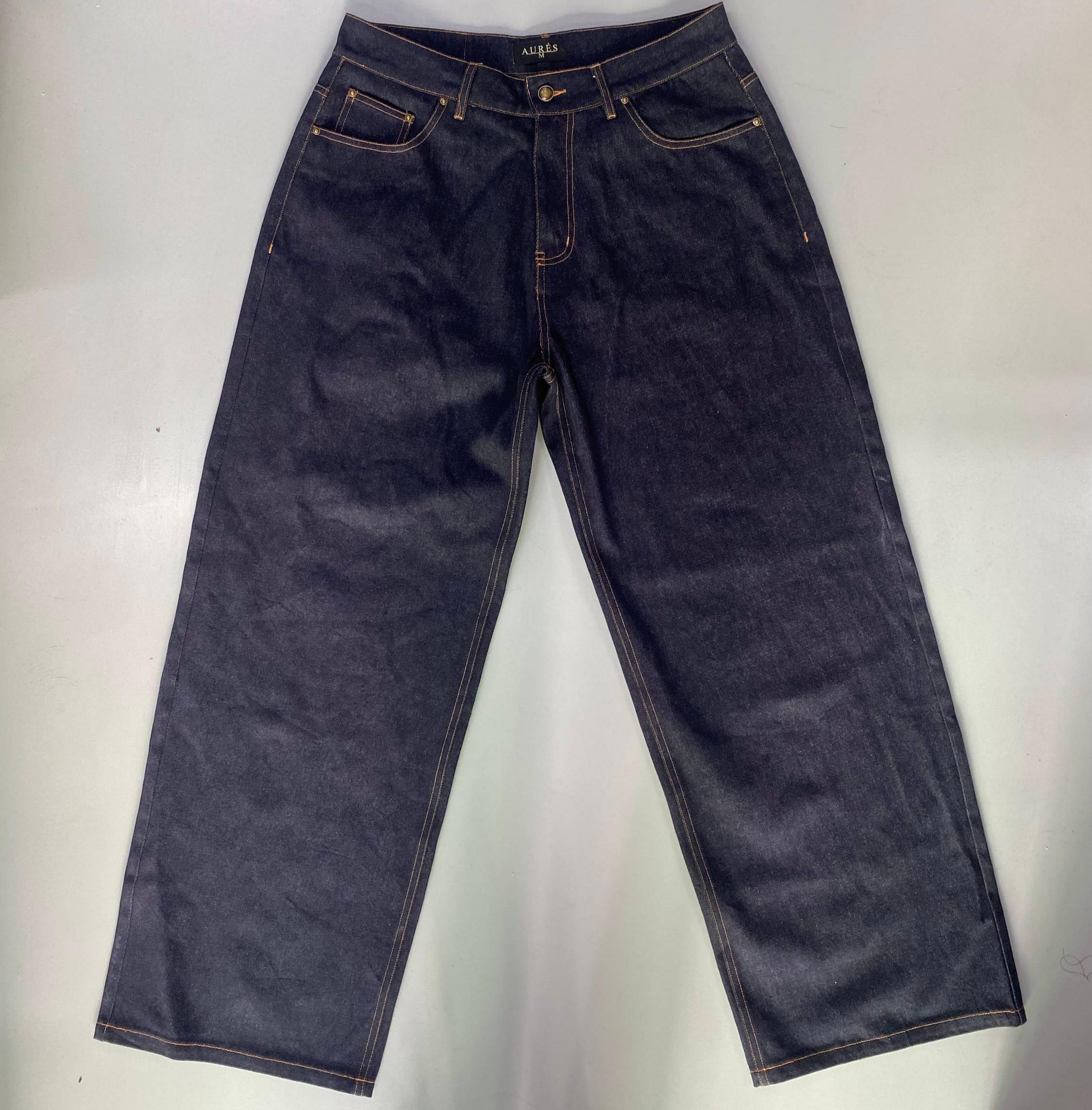 Denim jeans fit and construction detail