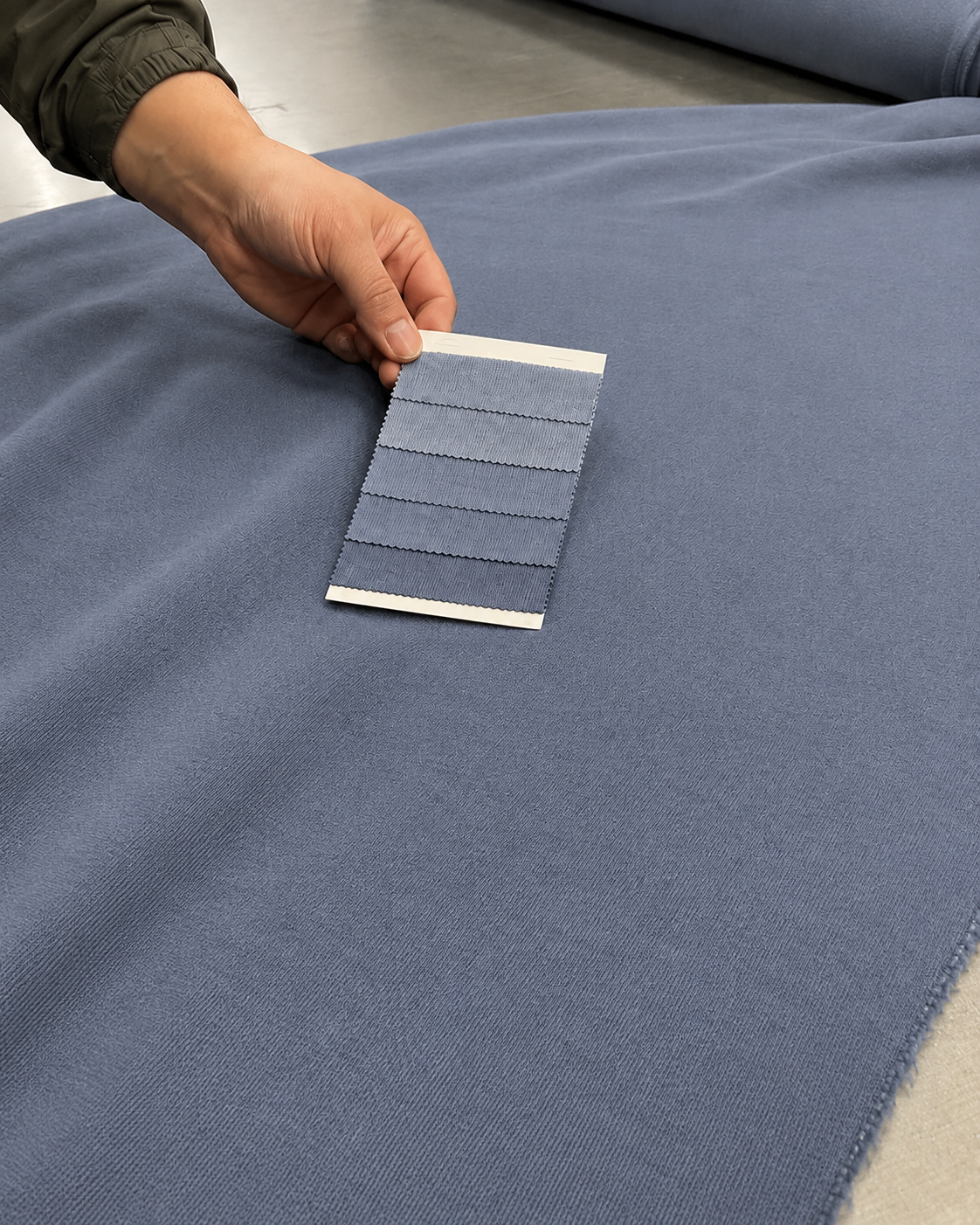Approved fabric inspection before bulk clothing production