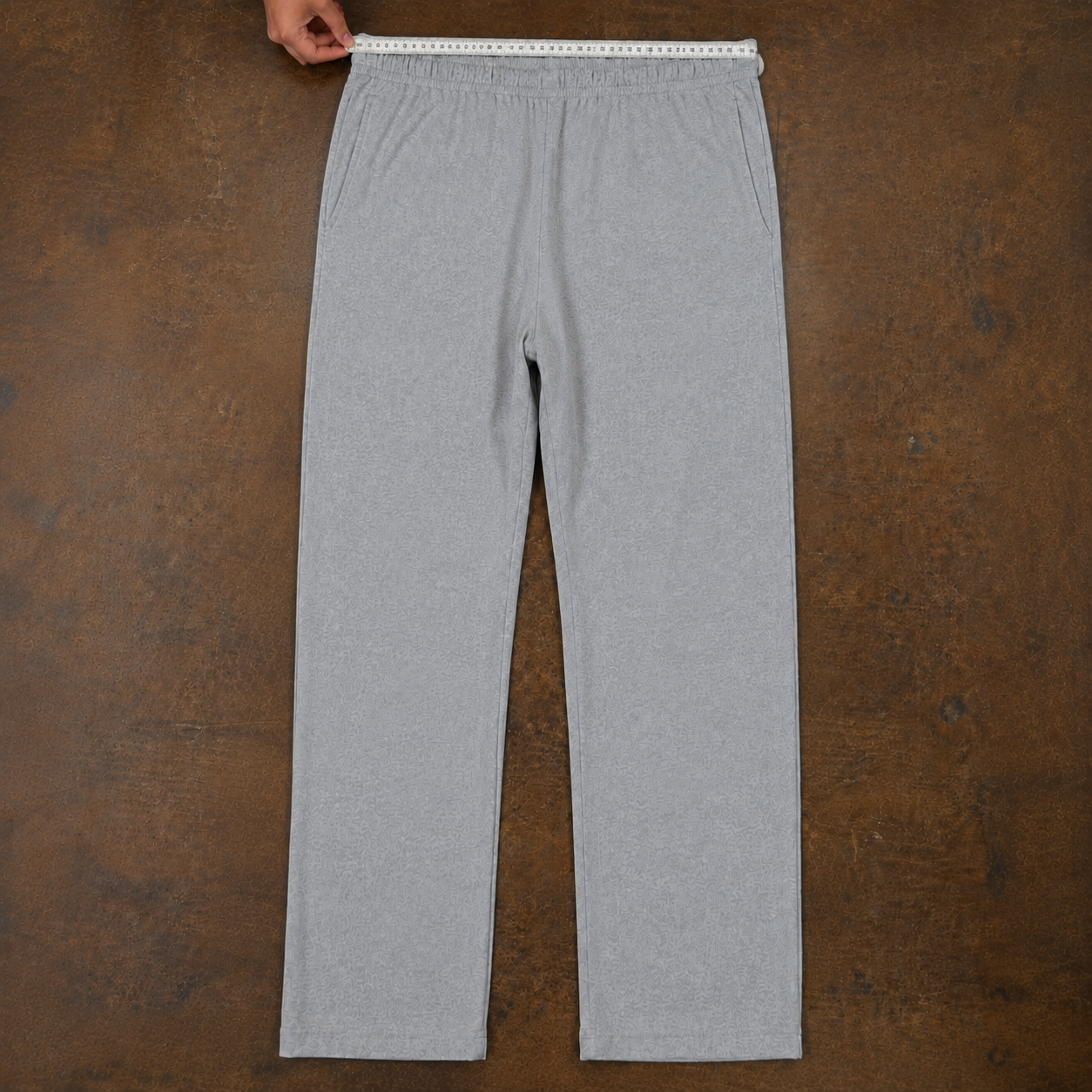 Pattern fit development -- bottom fit adjustment showing waistband area