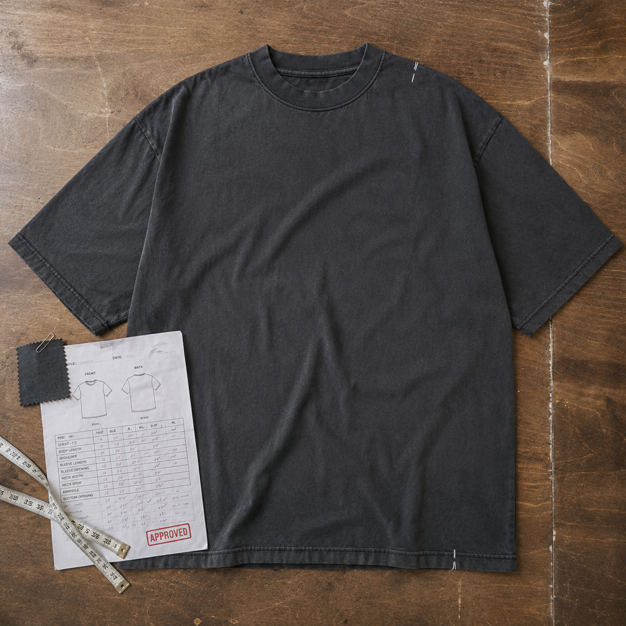 Reference sample for pattern and fit development