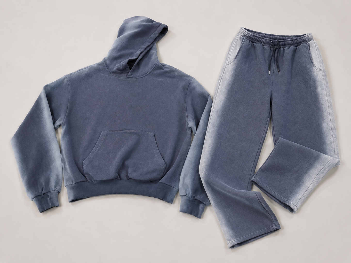 Custom matching hoodie and sweatshirt sets for streetwear brands