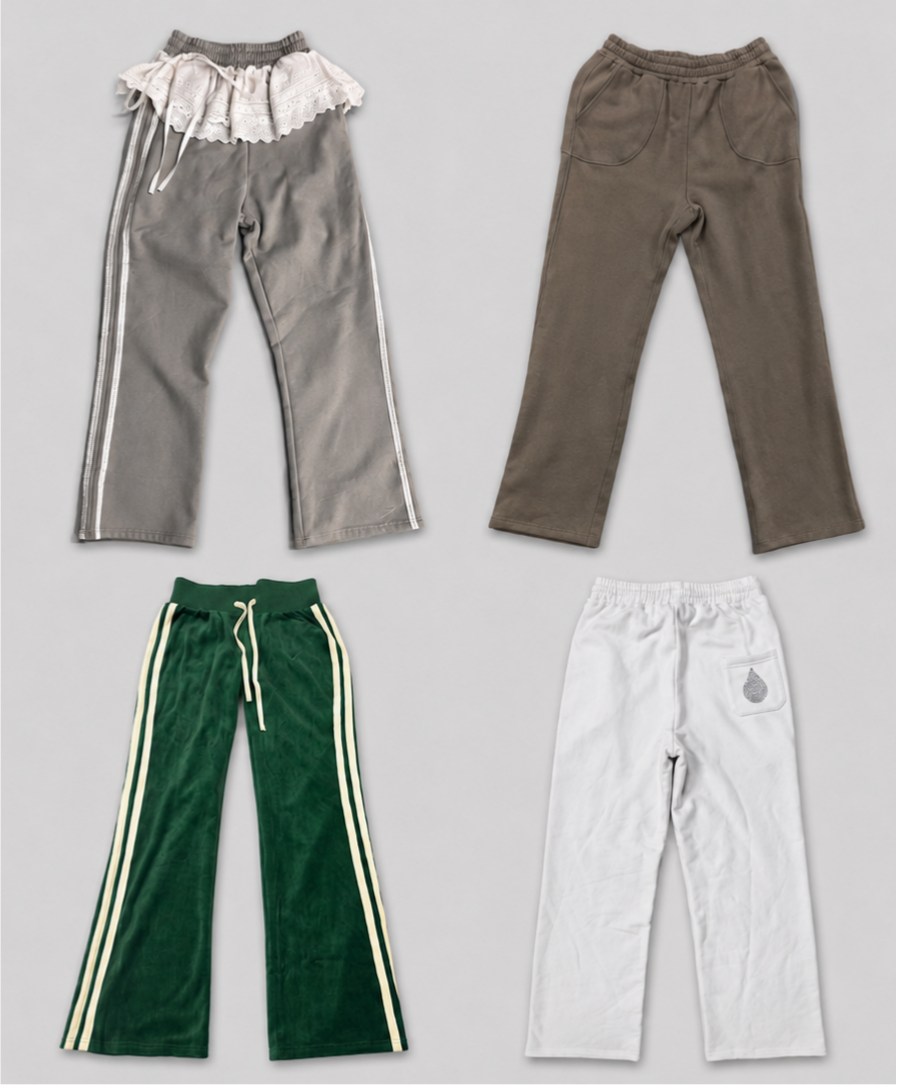 Sweatpants and joggers sample development