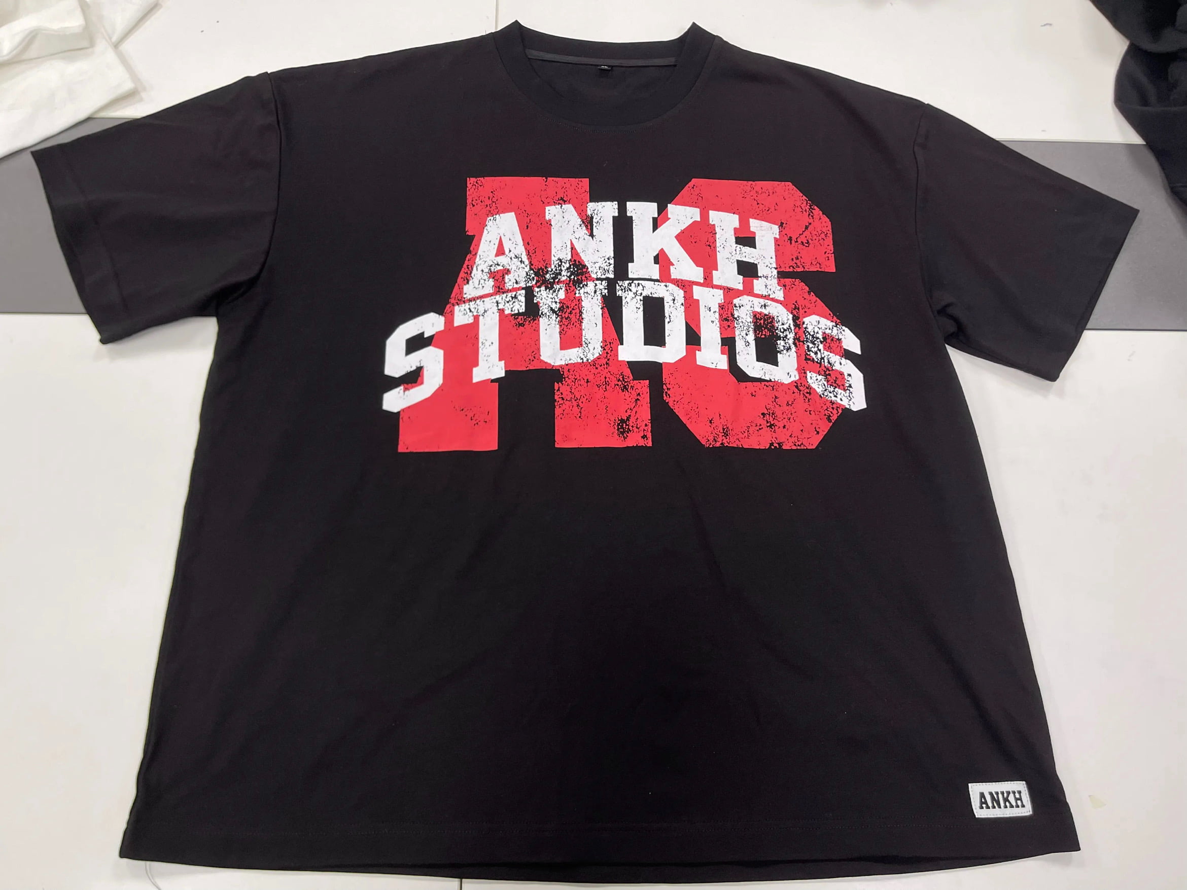 Custom short-sleeve T-shirt with relaxed fit