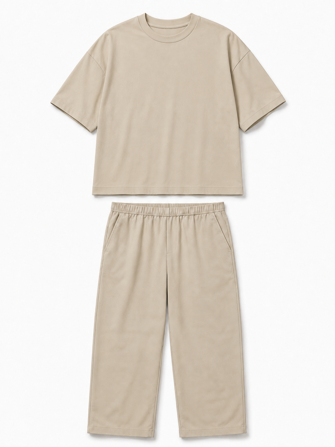 Custom T-shirt and casual pants two-piece set