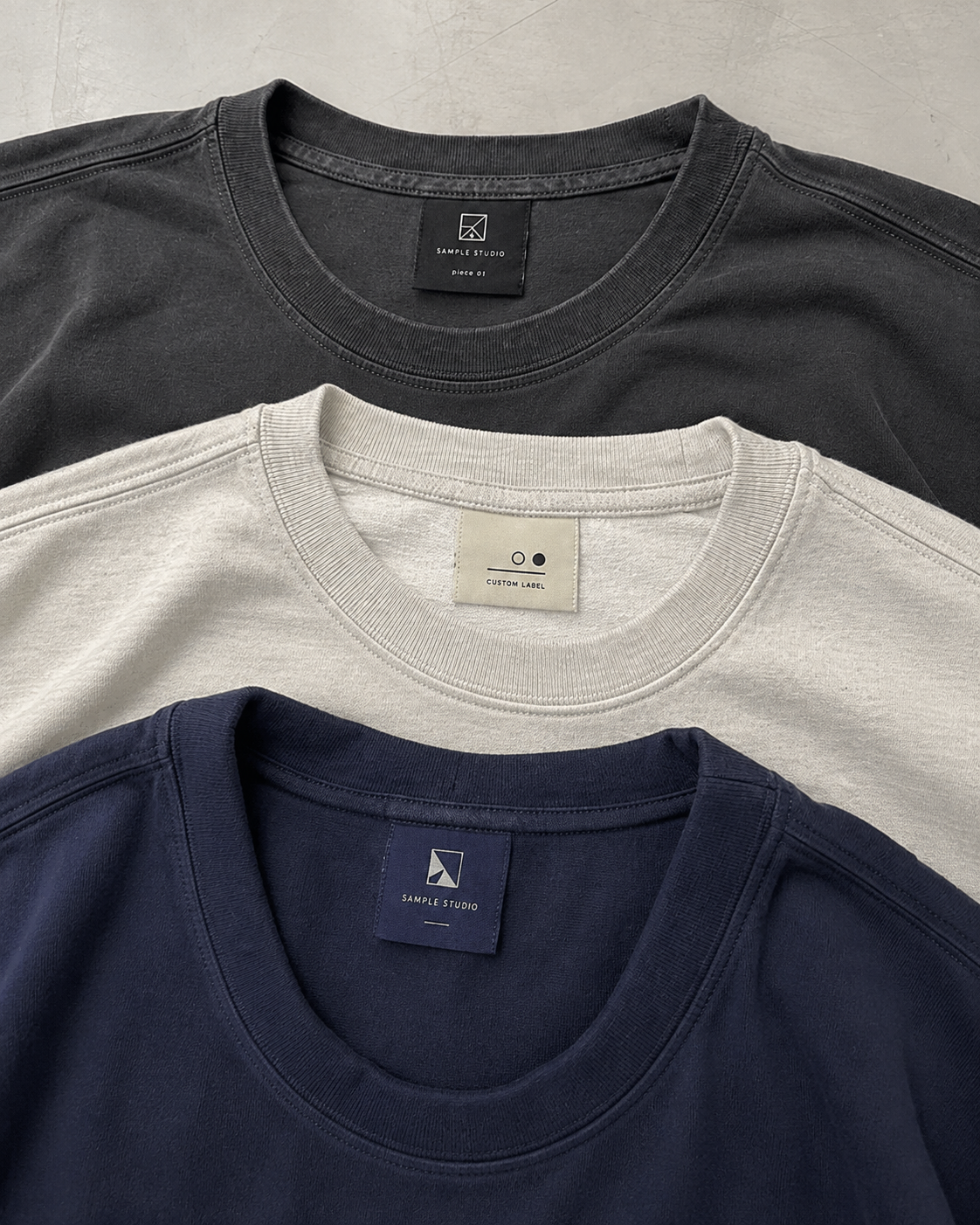 Custom clothing labels for branded garments
