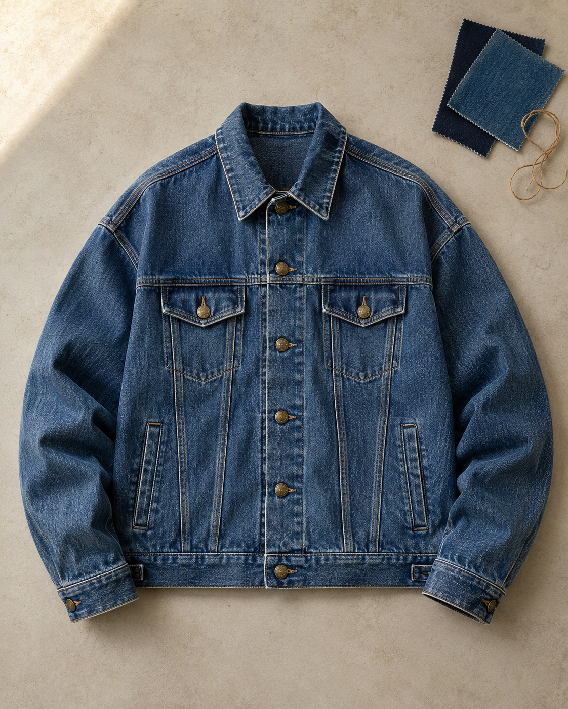 Custom denim jacket manufacturer for clothing brands