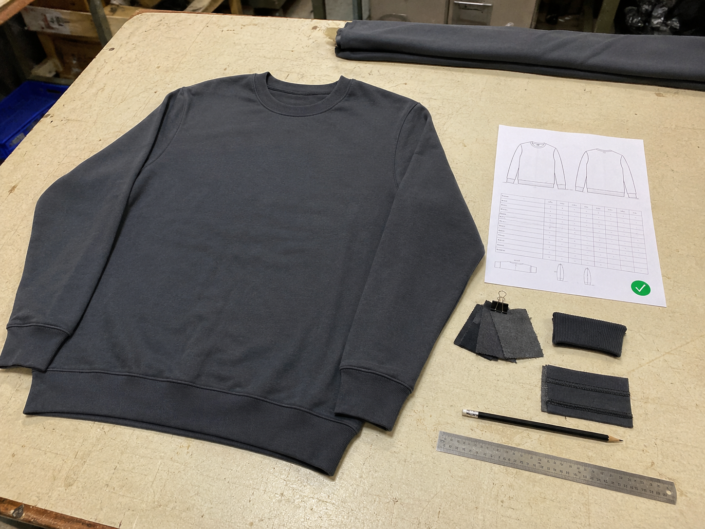 Approved sample as bulk production standard